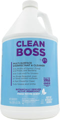 CleanBoss Botanical Disinfectant - Multi-Surface Cleaner - 128 oz | Kills 99.9% of Germs & Viruses - Fresh Thyme Scent