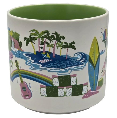 Starbucks Hawaii Discovery Series Ceramic Coffee Mug, 14 oz, Tall
