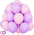 Pink and Purple Balloons - 100 Pack 12-Inch Latex Balloons for Girls' Birthday & Baby Shower Decor