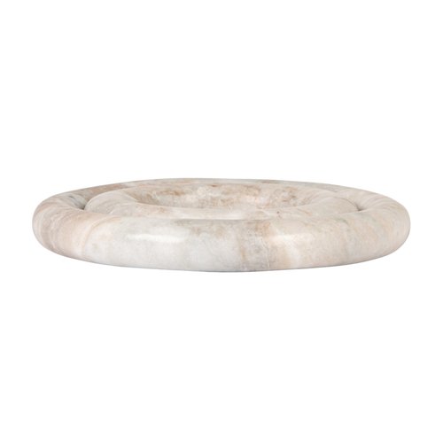 Creative Co-Op Brown Marble Trivets, Set of 2
