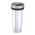Cole & Mason Saunderton Spice Storage & Shaker - Herb Keeper for Refrigerator, Countertop or Cabinet - Divided Food Storage Container - Spice Shaker with Lid - Clear/Silver