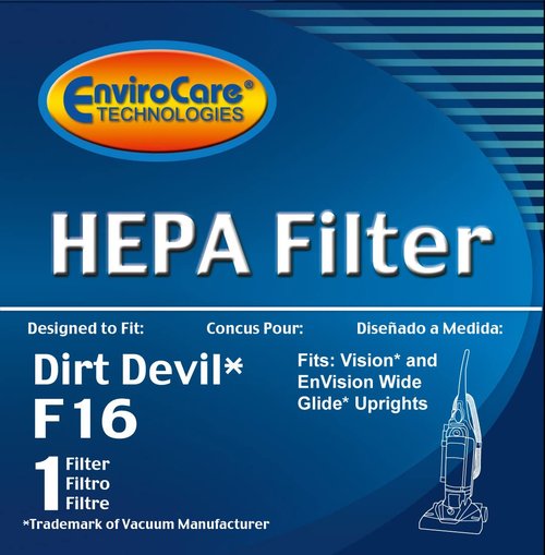EnviroCare Replacement HEPA Filter Designed to Fit Royal Dirt Devil F16, Vision, Envision Wide Glide Upright Vacuum Cleaners