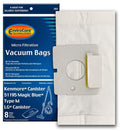 Kenmore Canister Style 51195 Magic Blue Vacuum Cleaner Bags, EnviroCare Replacement Brand, designed to fit Kenmore Magic Blue Canister Vacuum Cleaners, 99.7 Microfiltration, 8 bags in pack