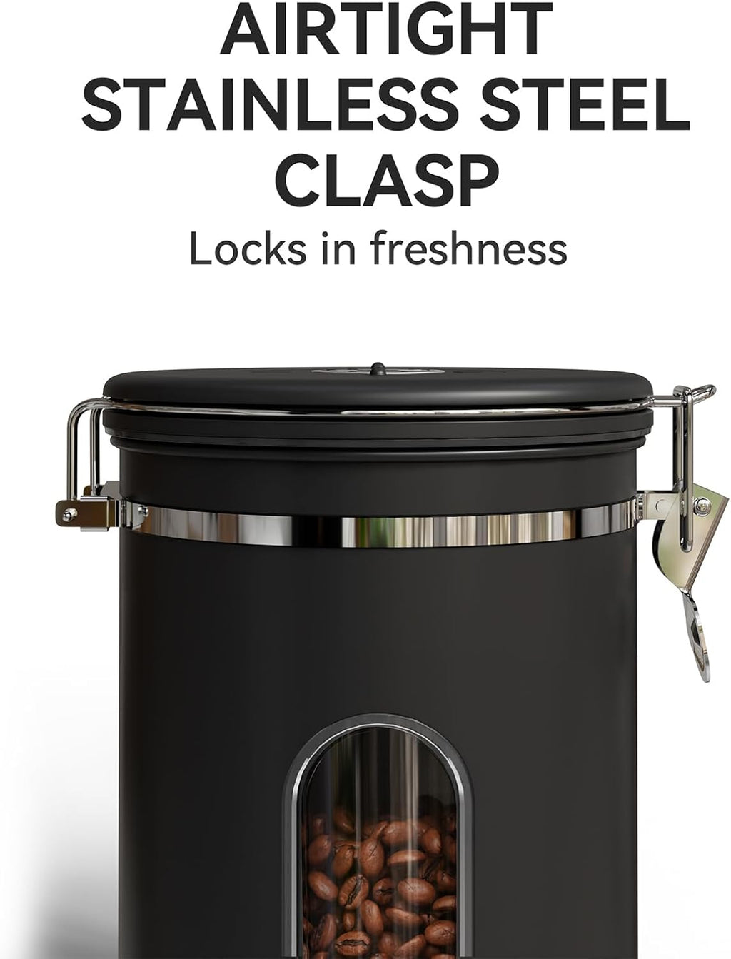 OlarHike 144QT Lockable Storage Bin - Versatile Organization Solution | Includes 22oz Black Coffee Canister