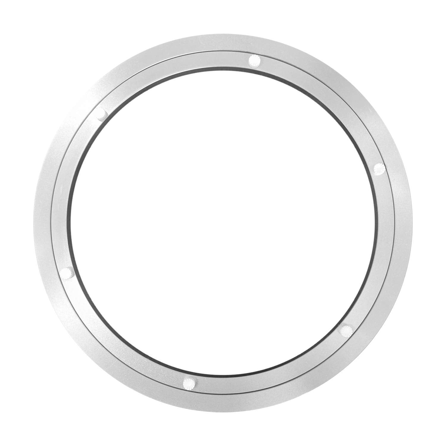 HLMOptimo Lazy Susan Bearing 12 inch Aluminum Turntable Ball Bearing, Heavy Duty Turner Bearing Silent Turntable Bearing Swivel Turntable Bearing 8/10/12/14 inch (12 inch)