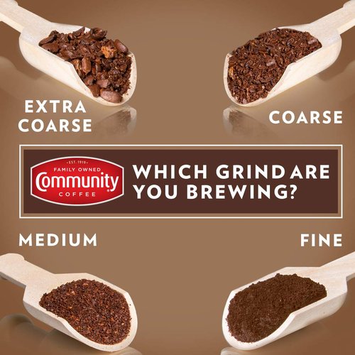Community Coffee Private Reserve Brazil Santos Bourbon Whole Bean Coffee, Medium-Dark Roast, 32 Ounce Bag (Pack of 4)