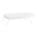 STORAGEIDEAS 24x14in Tabletop Mini Ironing Board with Foldable Legs, Portable Iron Board with Extra Wide Countertop, Small Ironing Board for Sewing, Crafting, Dorm, Small Spaces, RV, Travel -Grid