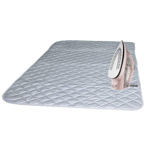 Ruibo Magnetic Ironing Mat Blanket,Iron Board Alternative Cover/Quilted Washer Dryer Heat Resistant Pad/Portable Cover/Mat Grey 33"X 18"
