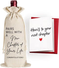 Funny Going Away New Chapter Gifts for Coworkers Women Men New Job New Beginnings Farewell Gift for Coworkers New Teacher Friends Boss, New Business Owner Gifts Ideas, Moving Away Gift for Friends