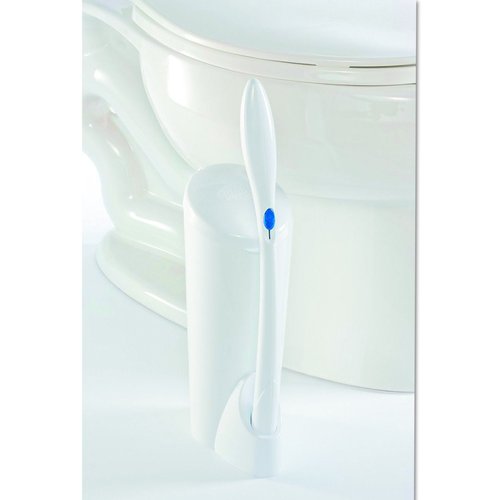 Clorox 03191CT Toilet Wand Disposable Toilet Cleaning Kit: Handle, Caddy & Refills, White (Case of 6)