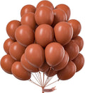 PartyWoo Brown Balloons - 50 Pcs 12 Inch Dark Brown Latex Helium Balloons for Weddings & Parties