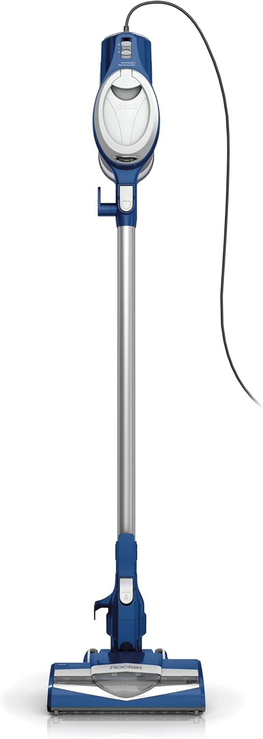 Shark HV200 Rocket Corded Stick Vacuum - Lightweight, Bagless Design for Carpet & Hard Floors - Blue