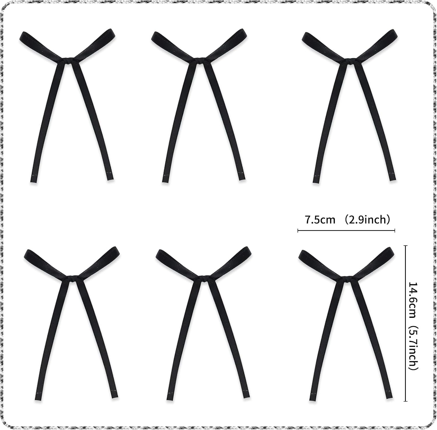 Skiennix 30 Pack Black Bow Cupcake Toppers - Elegant Ribbon Bows for Birthdays & Baby Showers