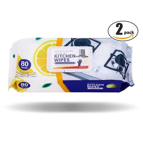 Kitchen Cleaning Wipes Dryer Airfryer Cleaner for Microwave, Air Fryers,Cooktops,Appliance Kitchen Cleaning Cloths Professional Grade Heavy-Duty Cleaning Stove Cleaner Lys (160 Total Wipes)