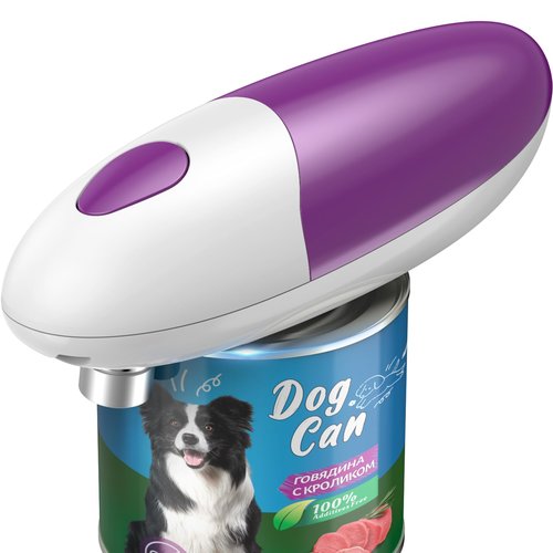 Electric Can Opener, One Press Start/Stop, Automatic Can Opener with Smooth Edge, Hands Free, Battery Powered, Electric Can Openers for kitchen, Can Openers for Seniors with Arthritis