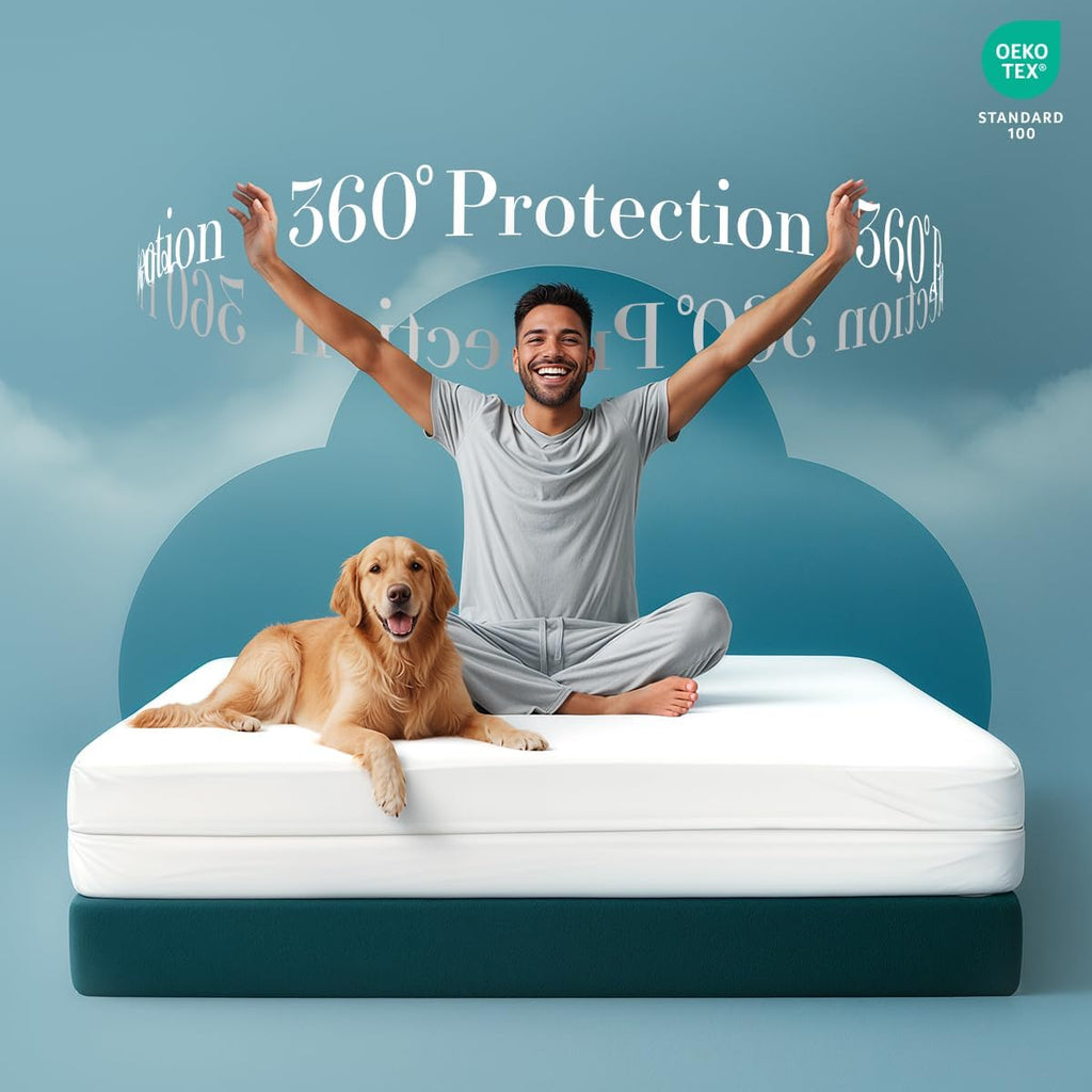 Utopia Bedding Mattress Protector - 100% Waterproof Bed Bug & Dust Mite Proof | Twin Size Encasement (Pack of 10)