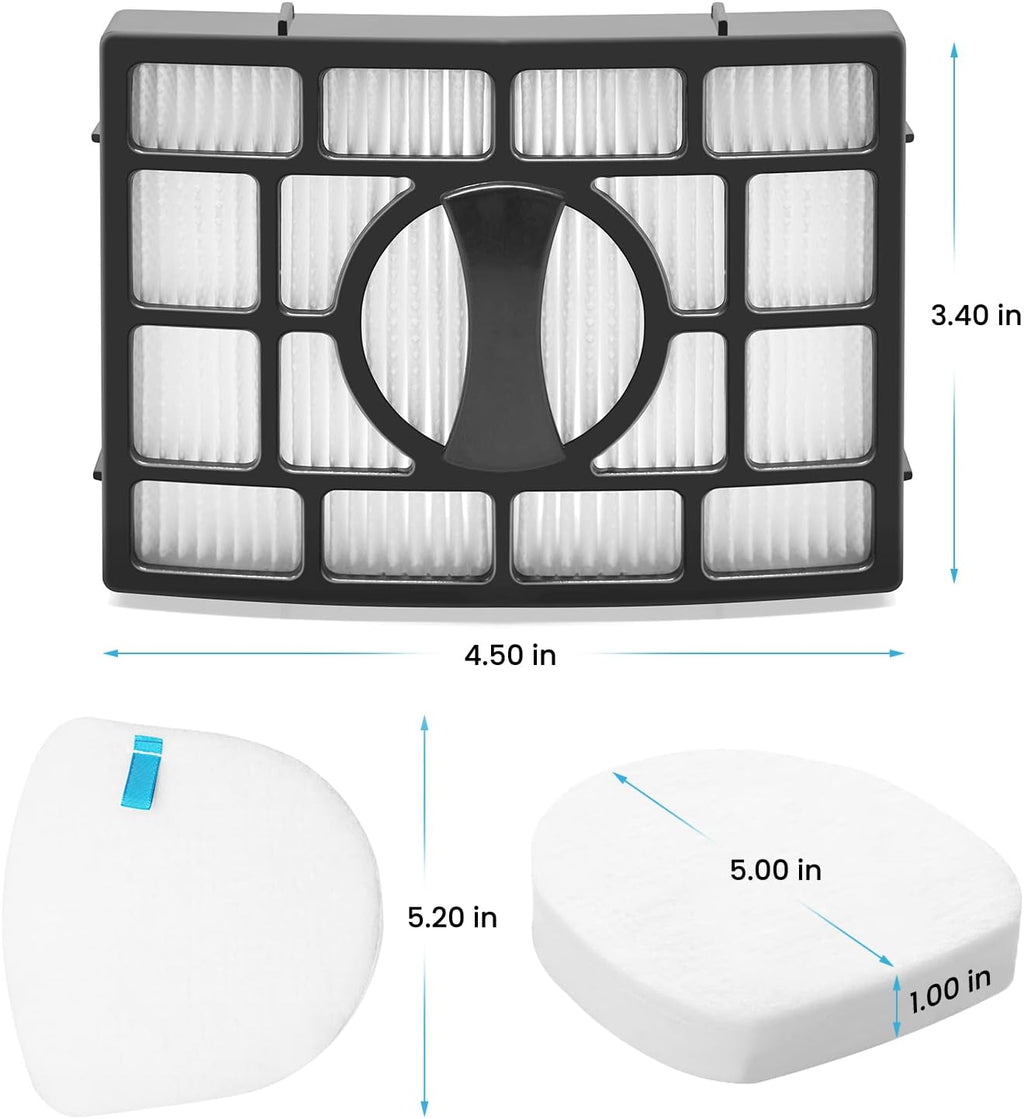 Shark Replacement Filter - HEPA Compatible for ZU561, ZU560, ZU572, UV650, UV725 Vacuums | Lightweight Design