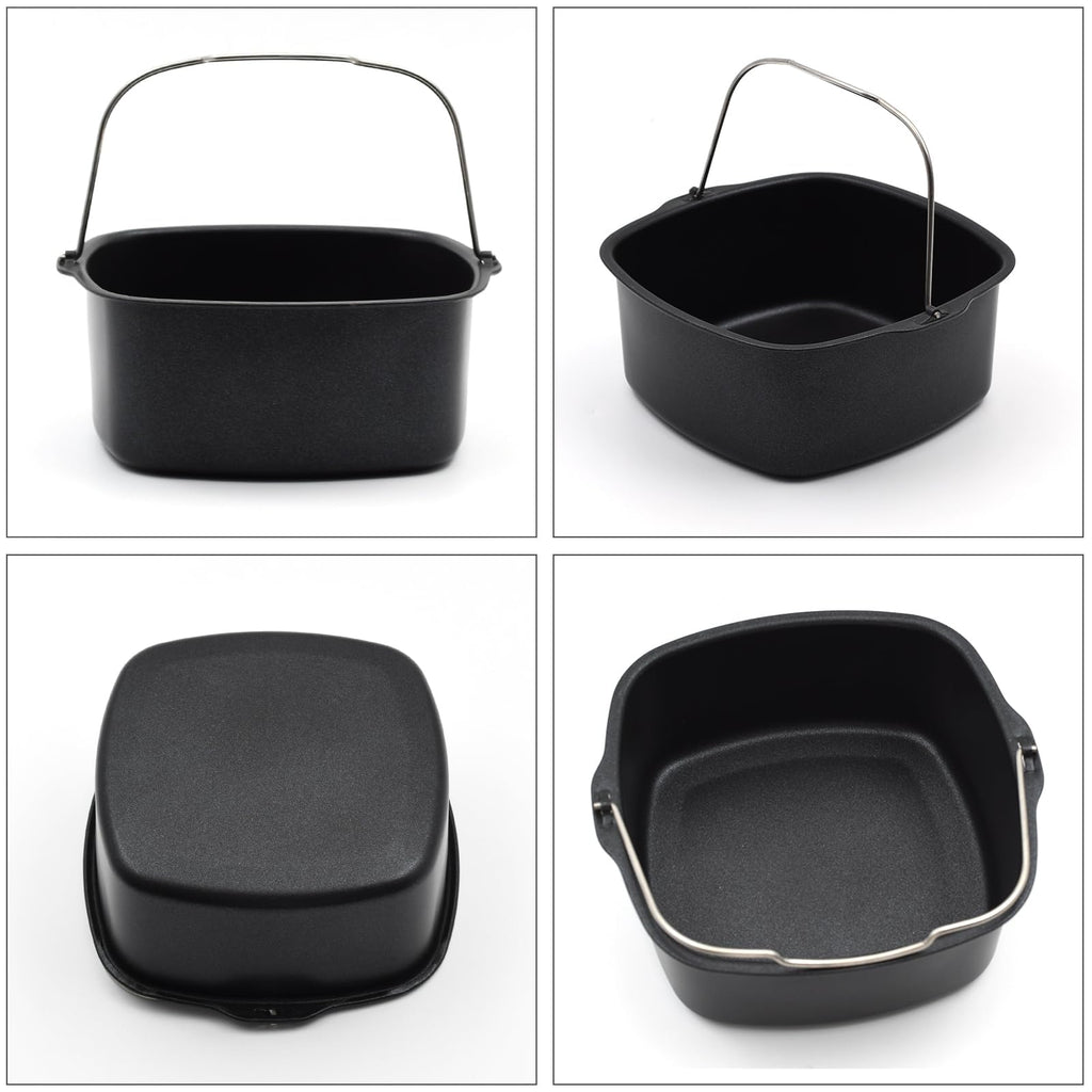 6.89 inches Air Fryer Cake Pan, Non-stick Air Fryer Cake Barrel Air Fryer Cake Pizza Baking Pan for Instant Pot Cake Baking Tray Basket Air Fryer Accessories (6.89'')