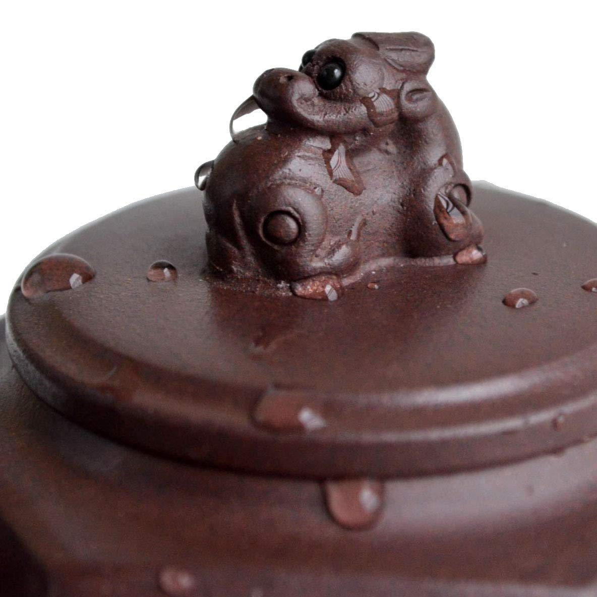 Teapot Chinese Dragon PiXiu Yixing Clay Pots Yellow Zisha Infusers for Gongfu Tea Handmade (zini)