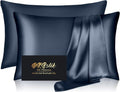 Mood Indigo | Mulberry Silk Pillowcase Set - Anti-Acne & Hair Care | Queen Size, 2-Pack