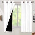 BGment Blackout Curtains - Thermal Insulated 63 Inch Drapes for Total Room Darkening | 2 Panels, Black