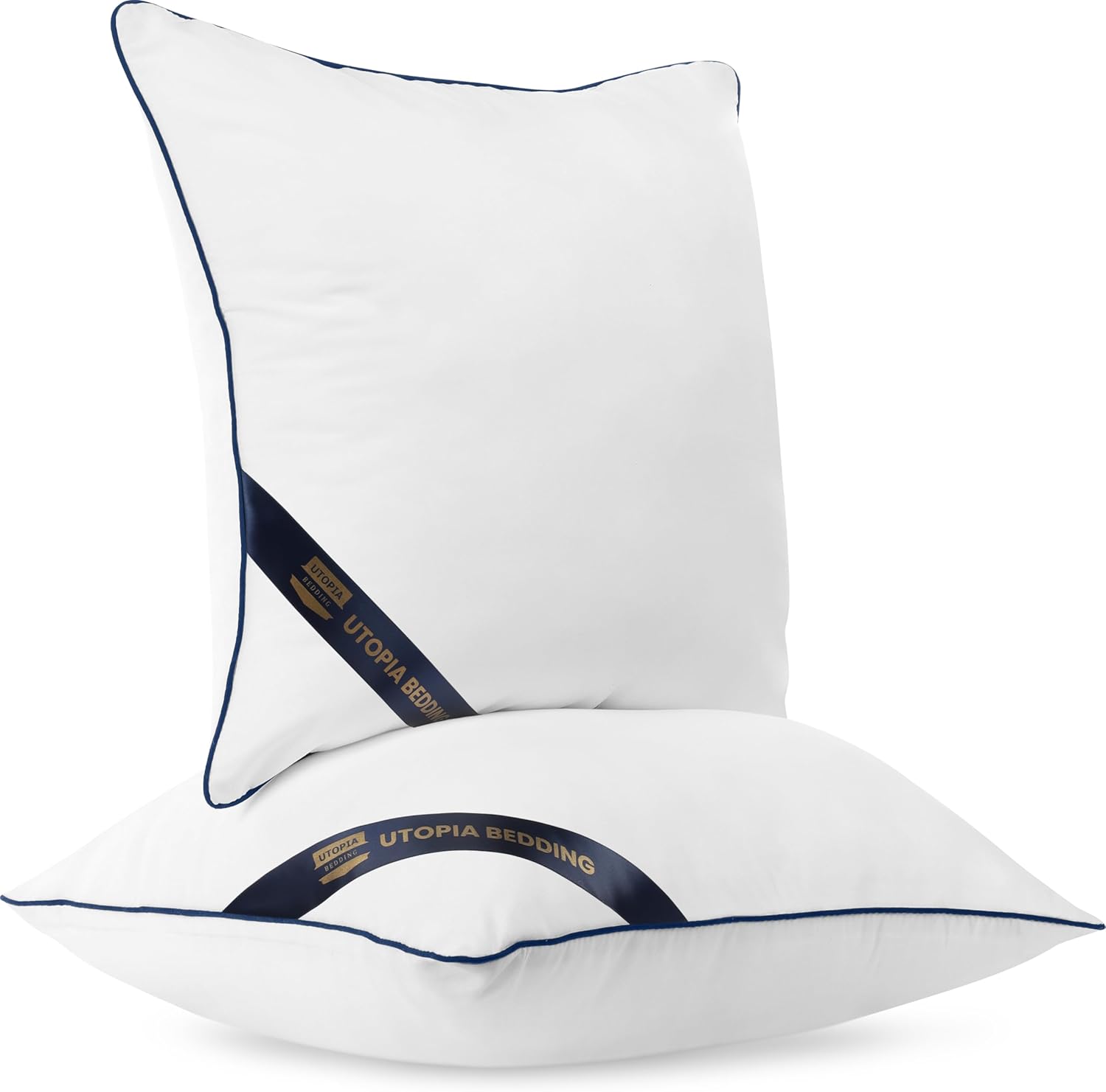Utopia Bedding Throw Pillow Inserts - Pack of 4 White Decorative Pillows | 18 x 18 Inches for Sofa & Bed