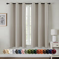 MIULEE Blackout Curtains - Thermal Insulated Room Darkening Drapes for Bedroom & Living Room | 40 x 45 Inches, 2 Panels