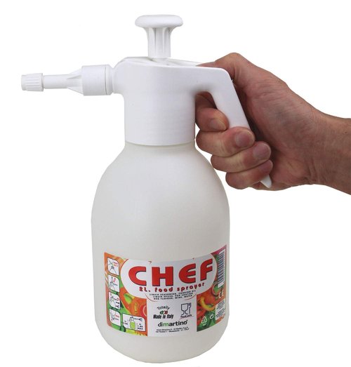 Di Martino BBQ Spray Bottle; Food Grade BPA Free Plastic; Hand Pressure Pump Sprayer for Barbecue Grills, Smokers