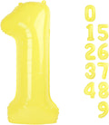 Number Balloons - 40 Inch Yellow '1' Balloon for 1st Birthday Party Decorations & Baby Showers