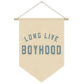 ETVISO Long Live BoyHood Banner, Boy Nursery Decor, Boys Room Wall Hanging Pennant Flag Banner Decor for Nursery Classroom Playroom Kids Room, Playroom Essentials
