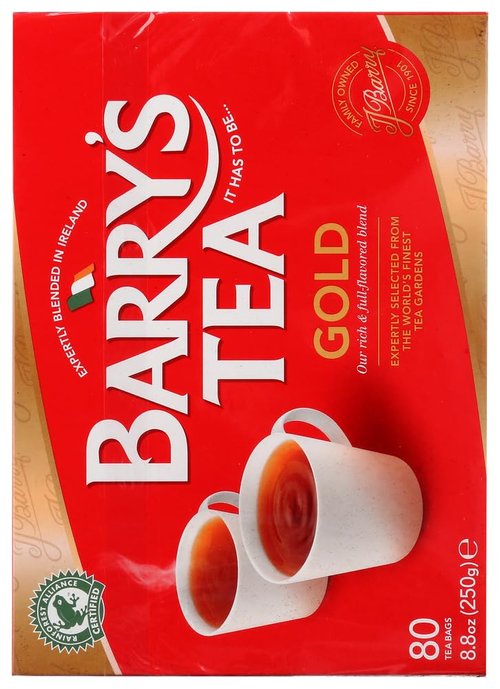 Barry's Tea Gold Blend, 80-Tea Bag Boxes (Pack of 6)