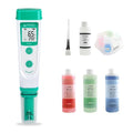 APERA INSTRUMENTS AI209-T Value Series PH20 pH Tester Combo Kit, including the Maintenance Set, and a CalPod Solution Holder for Easy Calibration