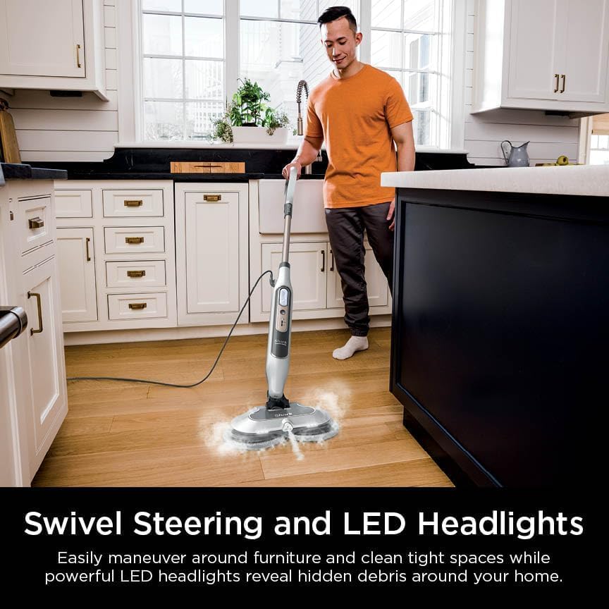 Shark S8201 Steam Mop - All-in-One Hard Floor Cleaner with Steam Blaster & LED Headlights - Bronze