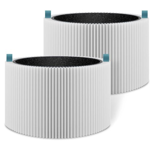 2 Pack 211i Max Replacement Filter Compatible with Blue Pure 211i Max Air Purifier, 2 Stage Filtration System of Activated Carbon Filter and H13 True HEPA Filter
