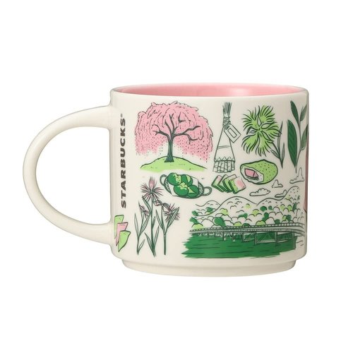 Starbucks JAPAN Kyoto Been There Series Across the Globe Collection Coffee Mug 14 Ounce