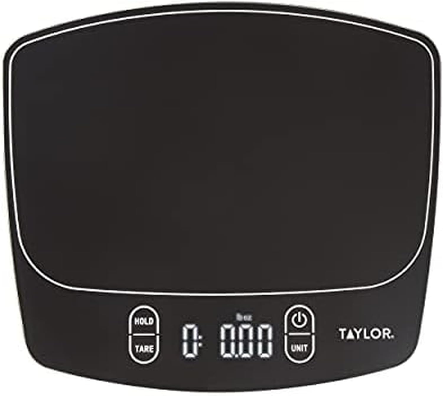 Taylor Waterproof Digital Kitchen Scale - Accurate Measurement Up to 11 Pounds | Sleek Black Design