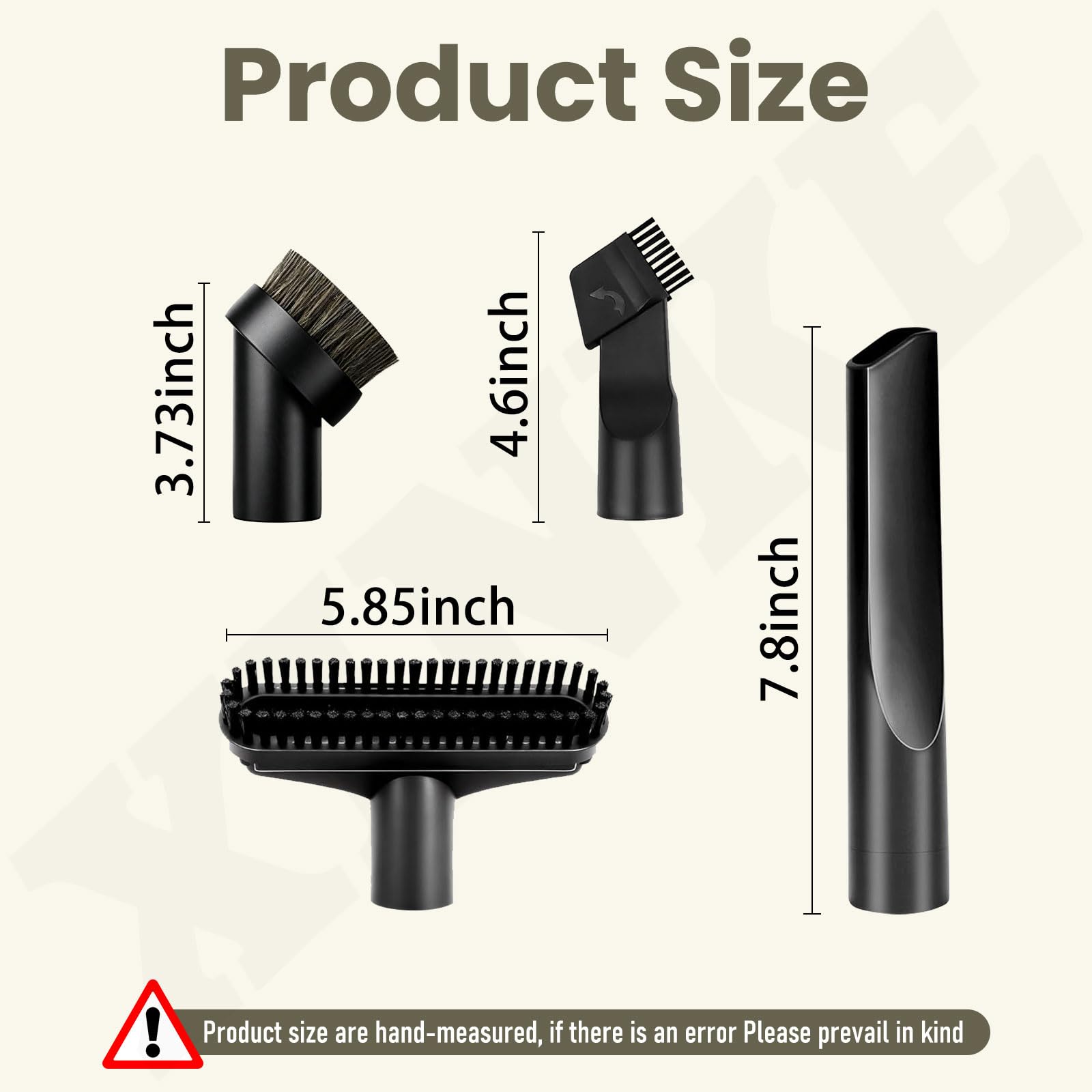 XINKE 72031-01-0327 Crevice Tool & 72029-01-0327 Dust Brush & 72030-01-0327 Upholstery Tool and Nozzle Combination Tool Kit for Or-ECK BB870 BB850 BB870AD BB880 Vacuum Cle-aner and 72046-06-0327 Hose