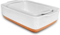 Mora Baking Dishes Set - 7x11in Porcelain Casserole & Bakeware, Oven-to-Table, Freezer Safe - White