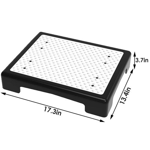 JforSJizT 3.7 in Height One Step Stool for Adults Elderly Seniors, Non-Slip Portable Mobility Platform Step Riser for High Beds,Bathroom,Bedroom,Kitchen,Bedside,Kids Support