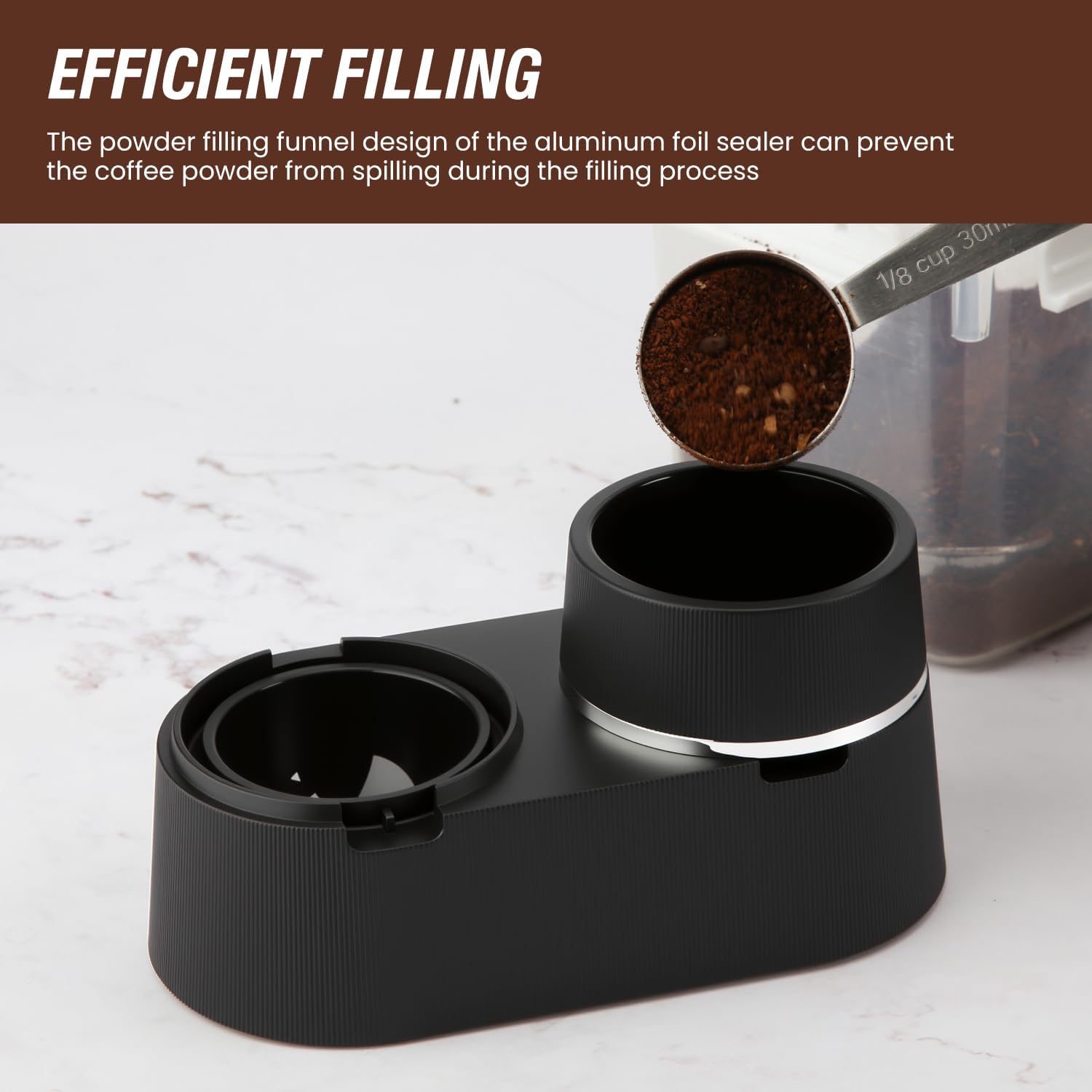 Skiennix Reusable Double Pods Kit - Compatible with Nespresso Vertuo | 52 Foil Seals Included
