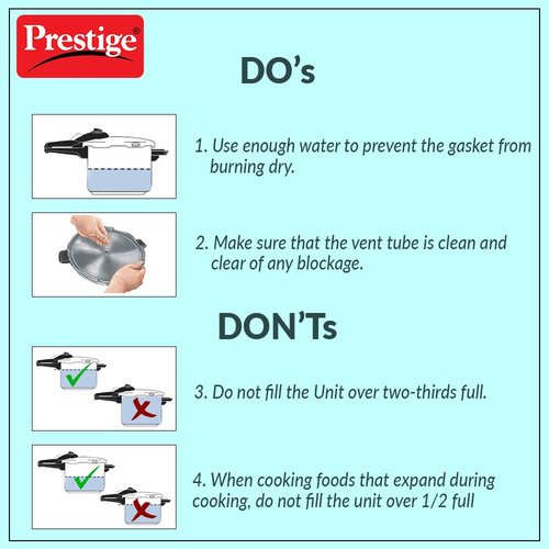 Prestige Deluxe Duo Plus Induction Base Aluminum Pressure Cooker 33 litres Others Black