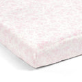 Lush Decor Garden of Flowers Soft & Plush Fitted Crib Sheet, 52"x 28", Pink