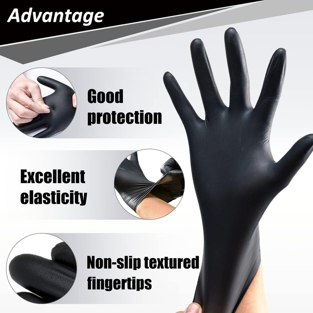 PROMEDIX P Nitrile Disposable Gloves - 4 Mil, 100 Count, Latex-Free & Powder-Free for Food Safety