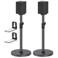 Heavy-Duty Speaker Stands Pair for LG Speaker Stands with LG Soundbar Mount - Height Adjustable Floor Speaker Stands for LG Surround Sound Speaker Stands SPQ8-S S95QR 578S1-S S78S2-S S65S3-S S55TR