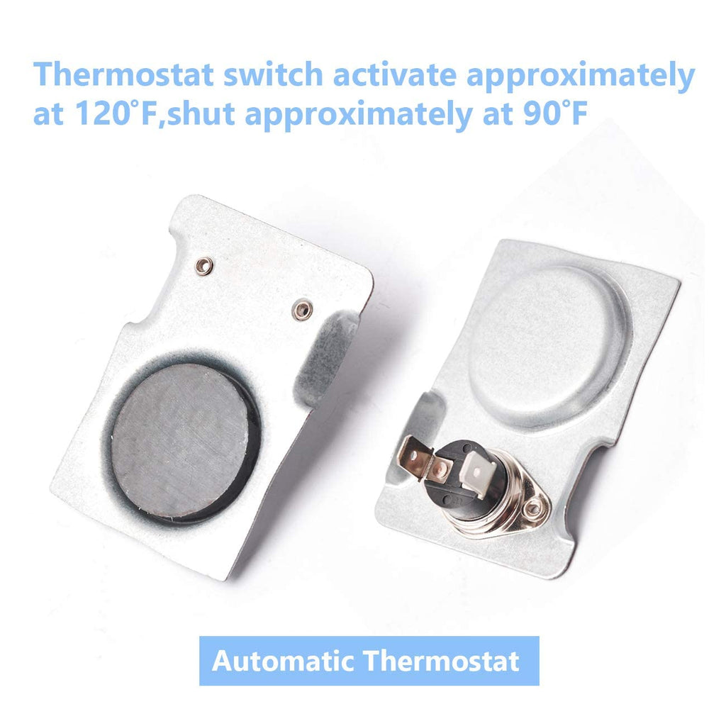 Criditpid BKT GA3650T GA3650TB GA3700T GA3700TA Fireplace Blower Fan Kit for Desa Tech, FMI, Vanguard, Comfort Glow Fireplaces Parts, Replacement GA3650 Blower Fan Kit for Astria & Vexar Fireplaces