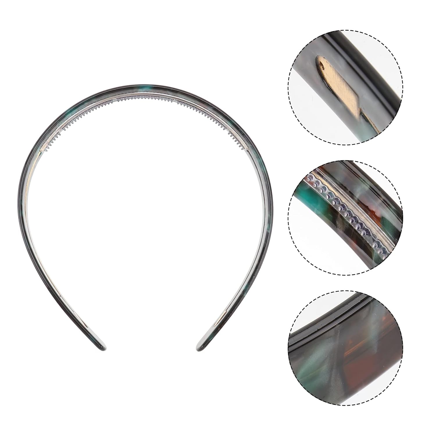Uonlytech Hawksbill Pattern Headband - Non-Slip Hair Wrap Strips & Face Hairband | Stylish Korean Accessory