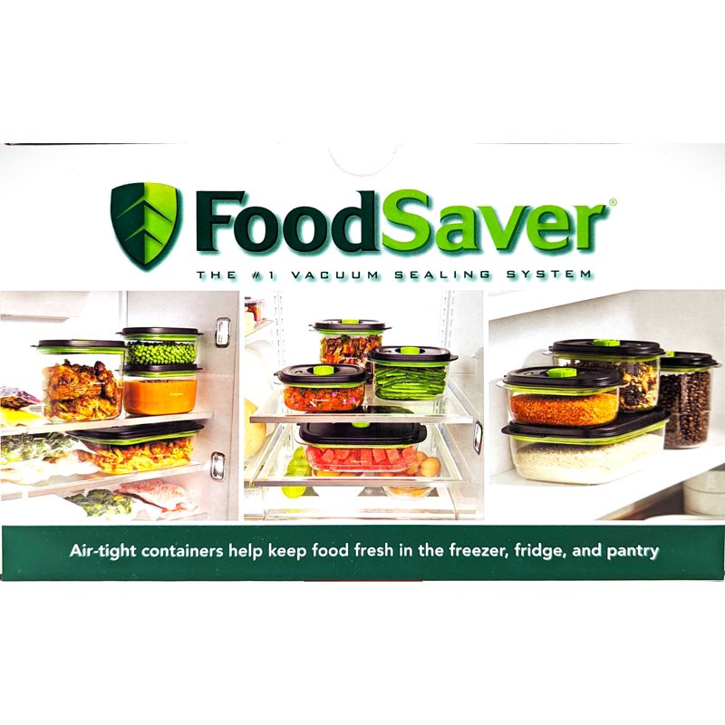 5-Cup Vacuum Seal Containers Set - BPA-Free Food Storage & Marinating