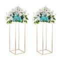 Inweder Gold Plant Stand Indoor: 31.5” Tall Pedestal Stand for Wedding Centerpieces Party Event Center Pieces Decoration for Table Home Decor 2 PCS