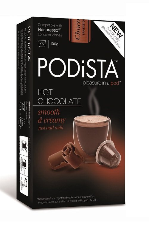 Nespresso Hot Chocolate Capsules - Smooth & Creamy Cocoa Pods | 20 Pod Package