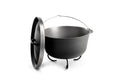 GSI Outdoors Guidecast 5qt Dutch Oven | Cast Iron Dutch Oven for Camping, Cabin and Home Kitchen